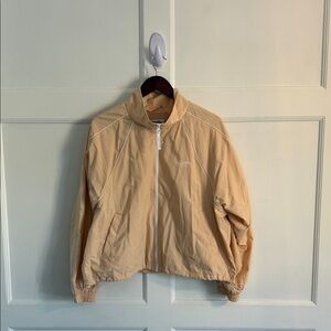 Old Navy Active Cream Zip-Up Track Jacket